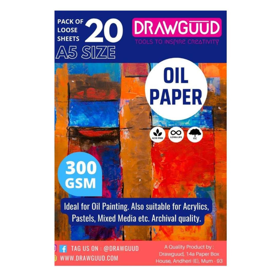 Drawguud Oil Papers - SCOOBOO - 107-DW-OIL-A5 -