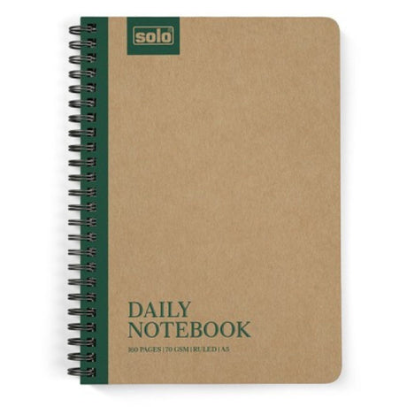 Solo Eco friendly Notebook-A5 - SCOOBOO - NA503 - Ruled