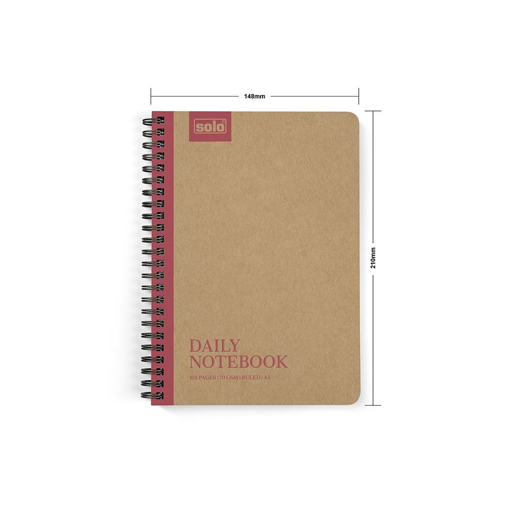 Solo Eco friendly Notebook-A5 - SCOOBOO - NA503 - Ruled