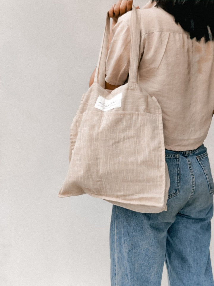 Ekatra Tote Bags with pockets - Eco Friendly - SCOOBOO - Tote Bag - Tote Bag