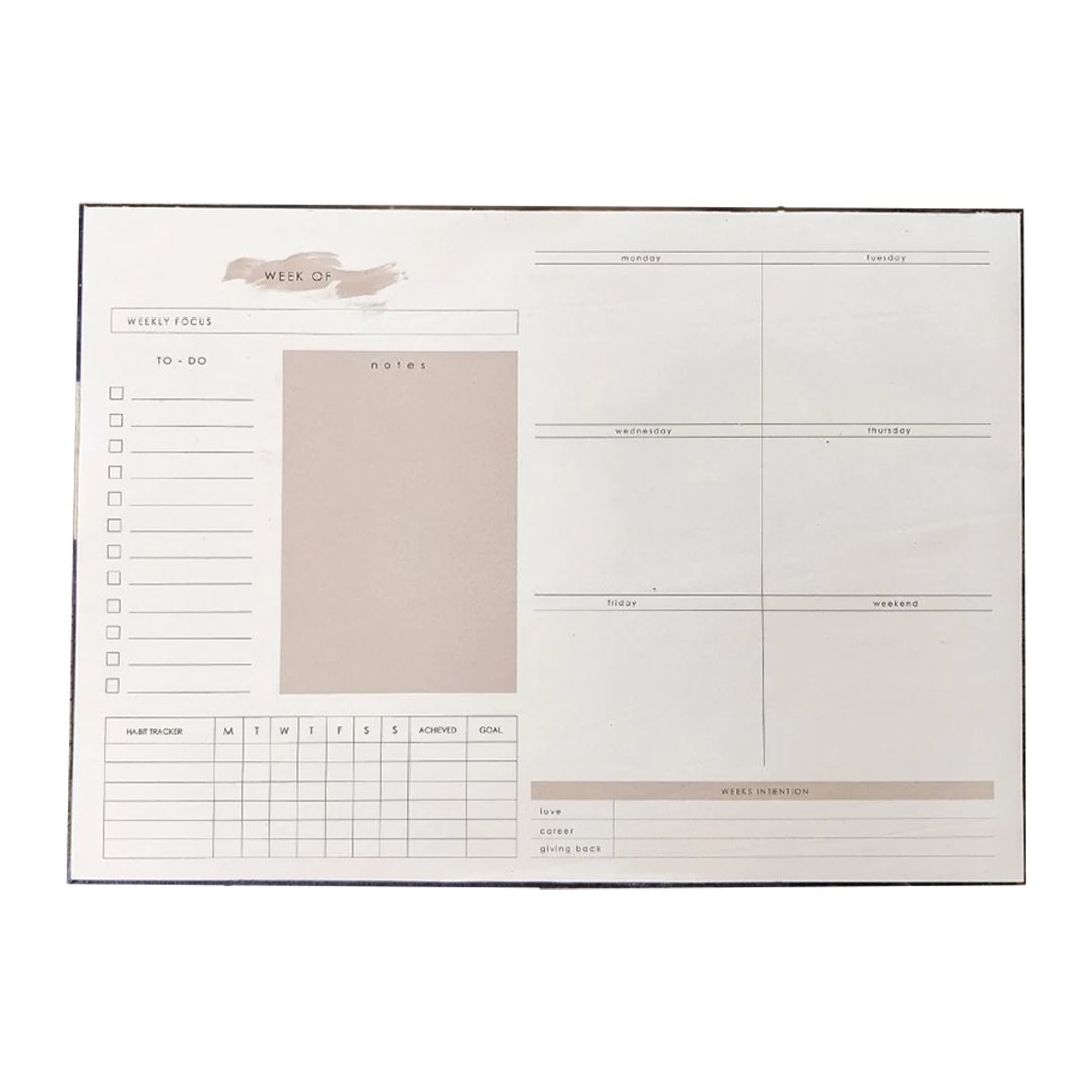 Ekatra Weekly Planner Notepads - SCOOBOO - Ek Weekly Planner - Planners