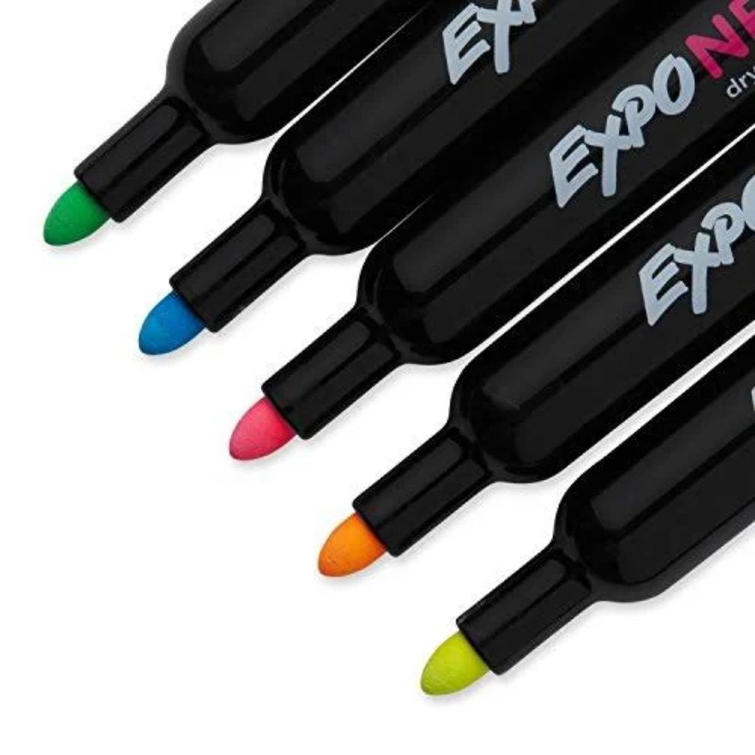 Expo Neon Window Dry Erase Markers - SCOOBOO - SAN1752226 - White-Board & Permanent Markers