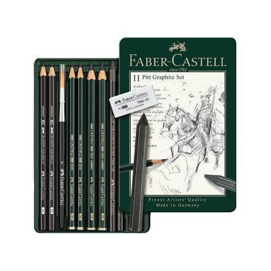Faber-castell 11 Pitt Graphite Set - SCOOBOO - Pencils