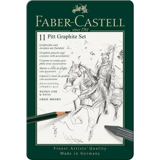 Faber-castell 11 Pitt Graphite Set - SCOOBOO - Pencils