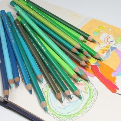 Faber-Castell 12 Polychromos Colour Pencils - SCOOBOO - 110012 - Coloured Pencils