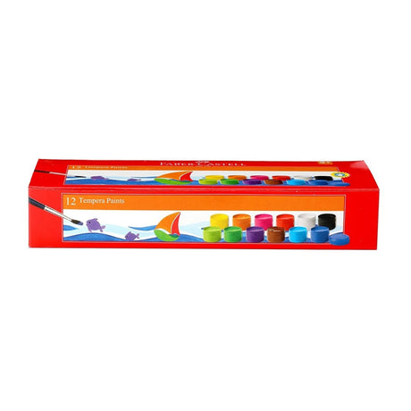 Faber Castell 12 Tempera Paints - SCOOBOO - 14 41 12 - Paint