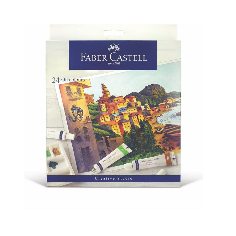 Faber Castell 24 Oil Colour - SCOOBOO - 37 95 24 - Oil paints
