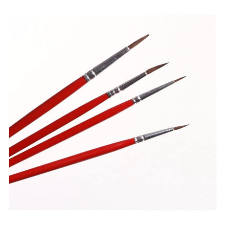 Faber-Castell 7 Round Paint Brushes (Pony Hair) - SCOOBOO - 11 57 01 - Paint Brushes & Palette Knives