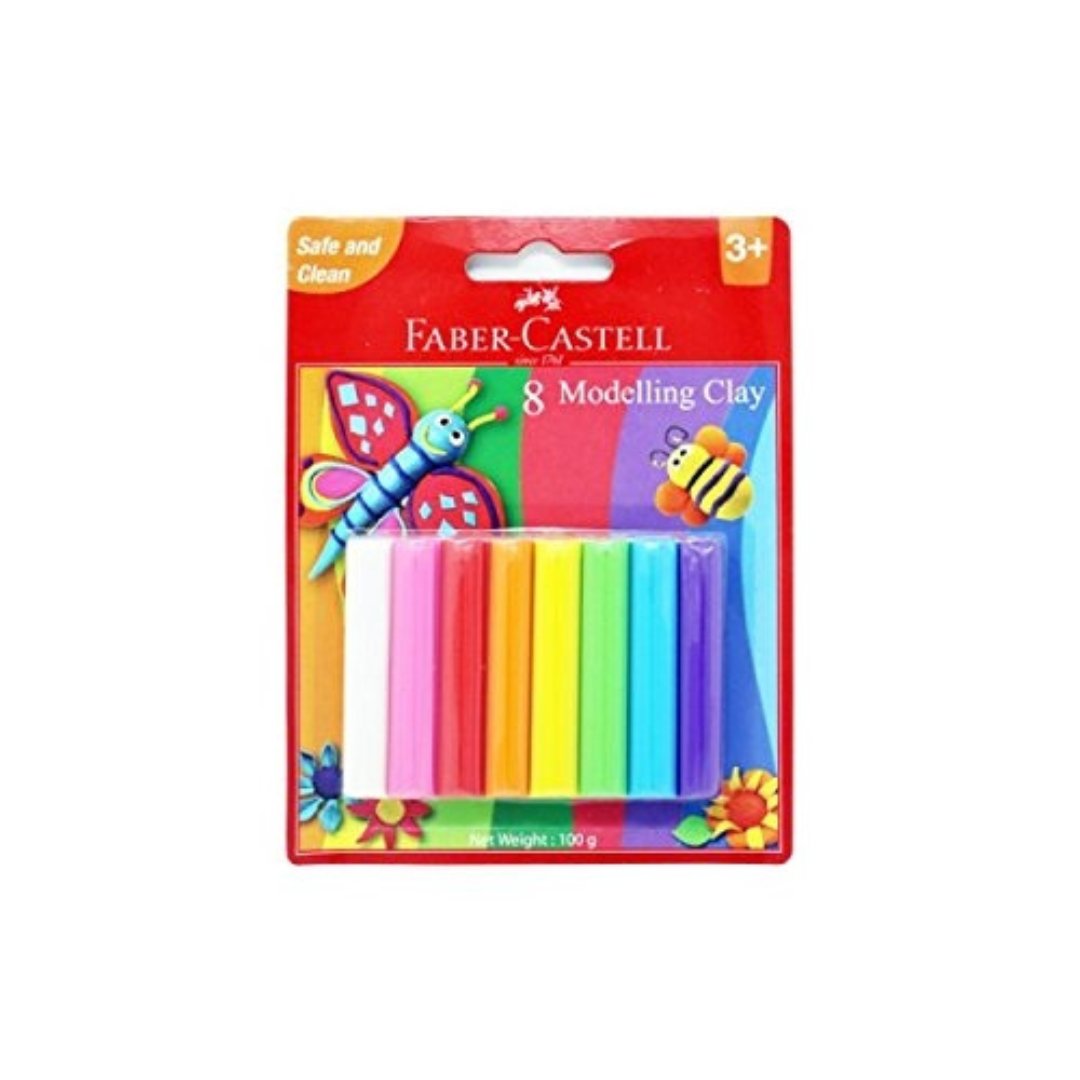 Faber-Castell 8 Modelling Clay - SCOOBOO - 12 08 91 - Clay