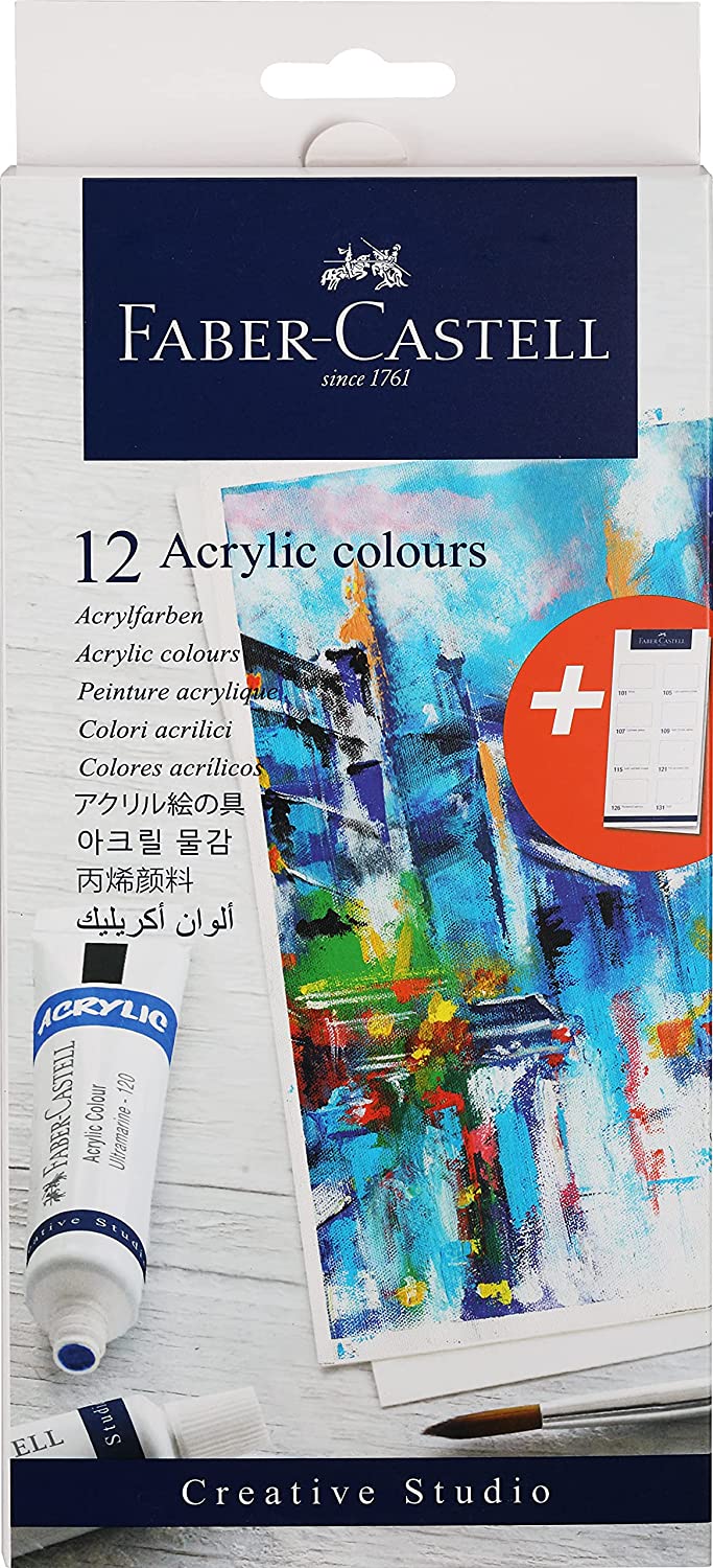 Faber-Castell Acrylic Colours - SCOOBOO - 379212 - Acrylic paints