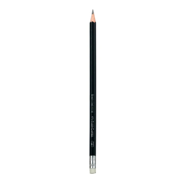 Faber-Castell Black Matt Pencils-Pack Of 10 - SCOOBOO - 1112-10 - Pencils