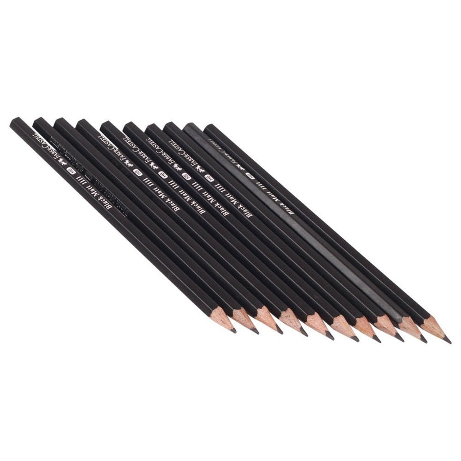 Faber Castell Black Matte Drawing Pencils - SCOOBOO - Pencils