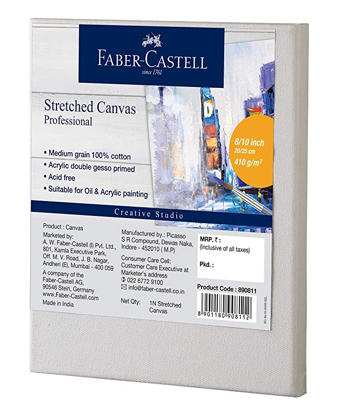 Faber-Castell Canvas Board Professional - SCOOBOO - 890810 - Canvas Board