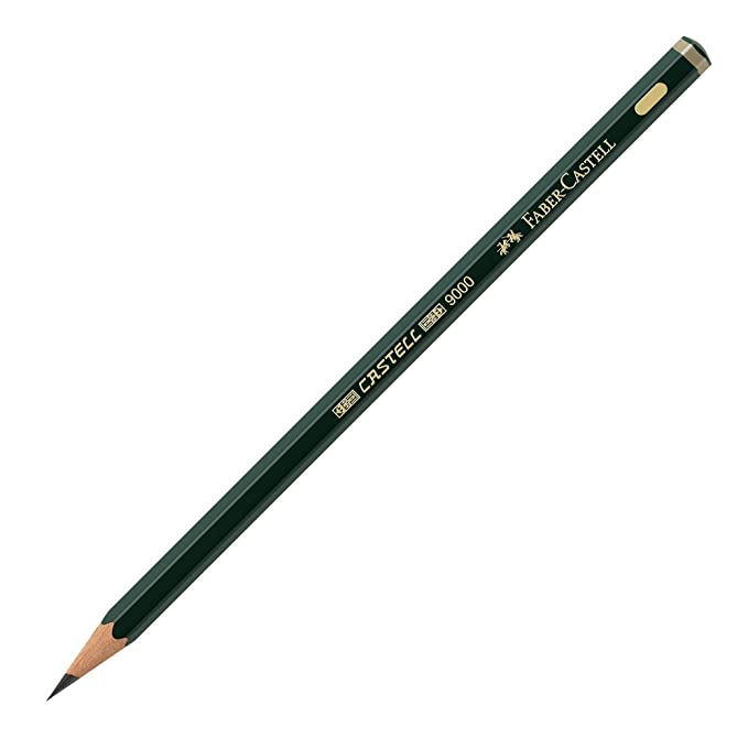 Faber Castell Black Matte Drawing Pencils 8B