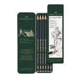 Faber-Castell Castell 9000 Pencil Set - Pack of 6 - SCOOBOO - 11 90 63 - Pencils