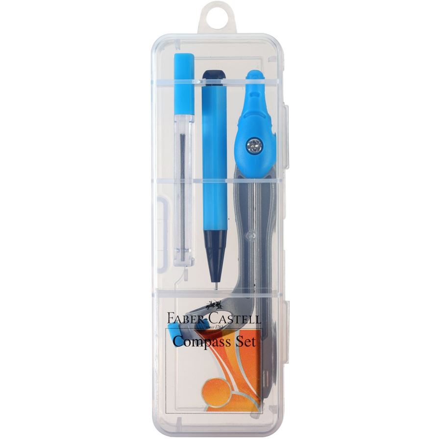 Faber-Castell Compass Set - SCOOBOO - 171830 - Rulers & Measuring Tools