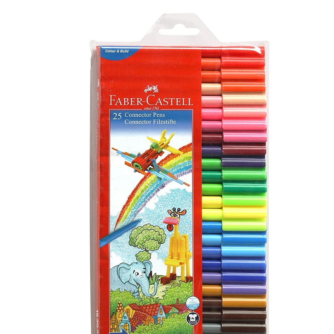 Faber-Castell Connector Pen Set Pack of 25