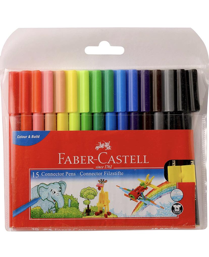 Faber-Castell Connector Pens 15 Assorted