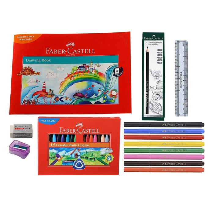 Faber-Castell Draw and Doodle - SCOOBOO - 574105 - DIY Box & Kids Art Kit