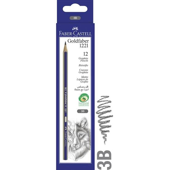 Faber-castell Goldfaber 1221 graphite pencil - SCOOBOO - 112503 - Sketch pencils