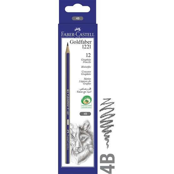 Faber-castell Goldfaber 1221 graphite pencil - SCOOBOO - 112504 - Sketch pencils