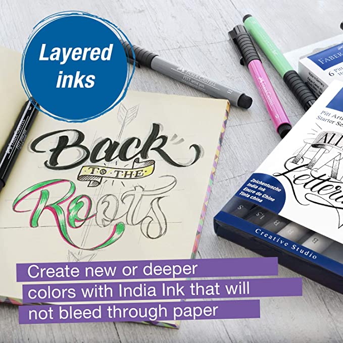 Faber castell online brush pen lettering