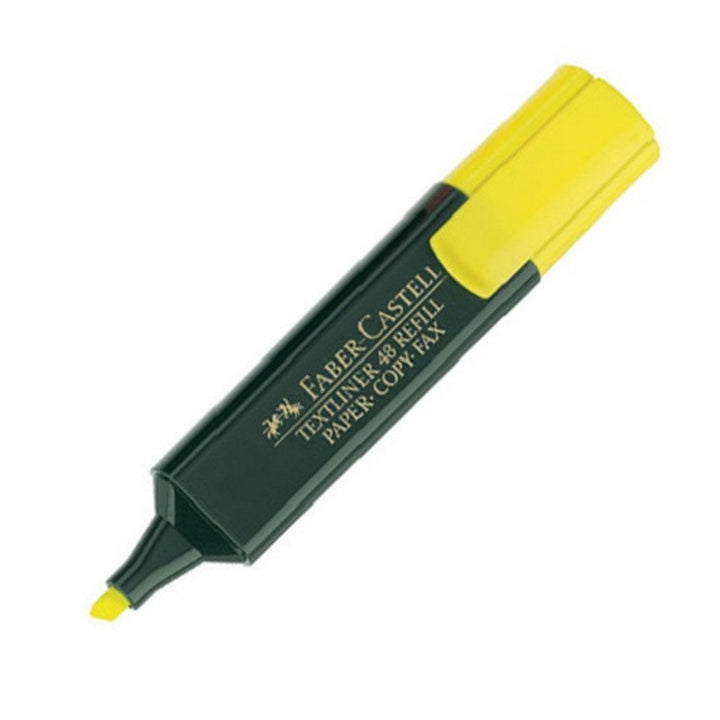 Faber-Castell Highlighter (Pack of 4)) - SCOOBOO - 154807 Yellow - Highlighter