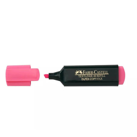 Faber-Castell Highlighter (Pack of 4)) - SCOOBOO - 154828 Pink - Highlighter