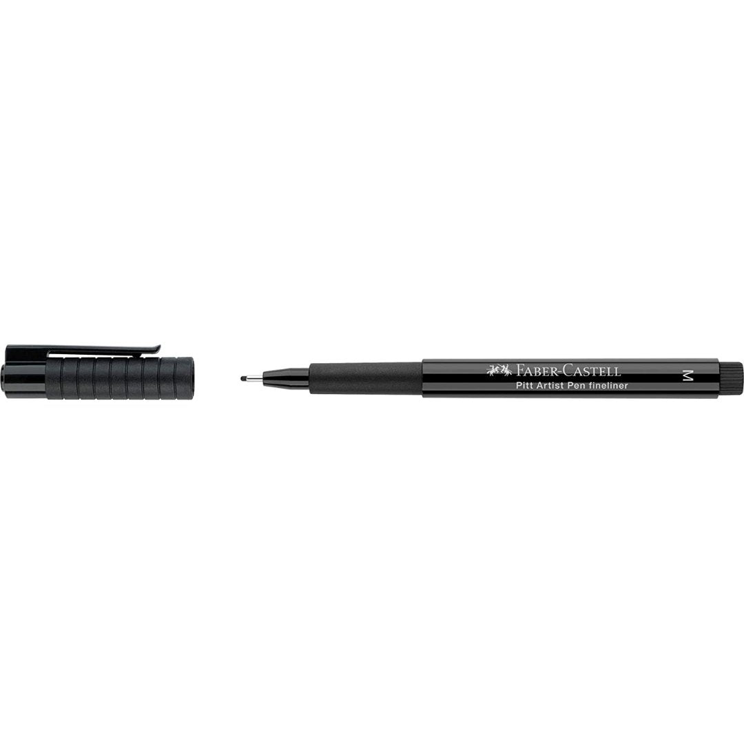 Faber-Castell Pitt Artist Color Pen - Black (Medium) - SCOOBOO - 167399 - Fineliner