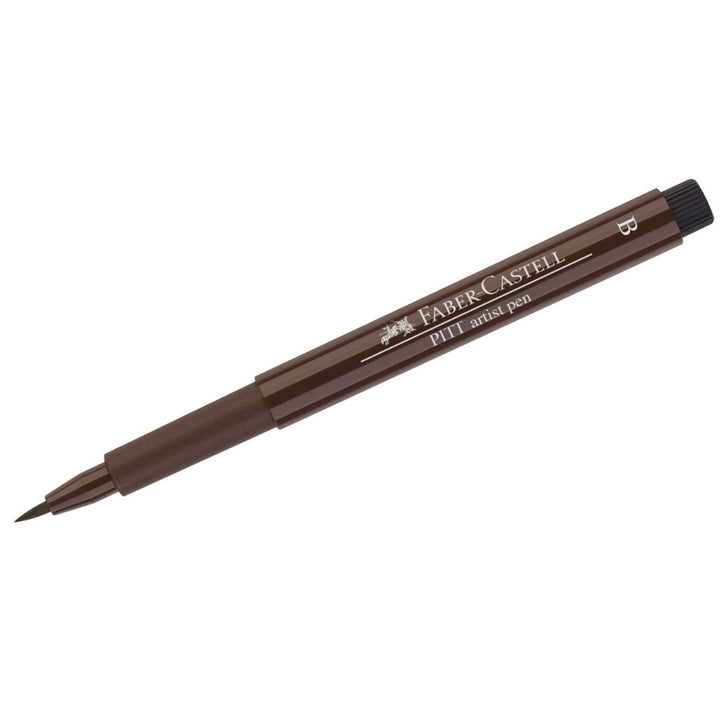 FABER-CASTELL PITT ARTIST PEN B (BRUSH) - SEPIA - SCOOBOO - 167475 - Brush Pens