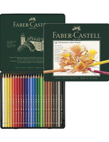 Faber-Castell Polychromos Color Pencil Set - Pack of 24 - SCOOBOO - 110024 - Coloured Pencils