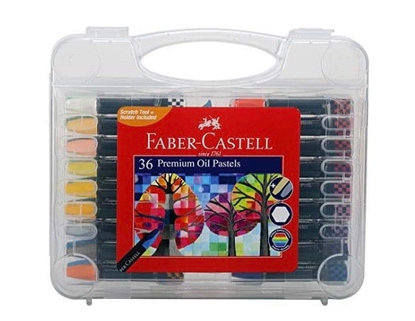 Faber-Castell Premium Hexagonal Oil PastelS - SCOOBOO - 528036 - Oil Pastels