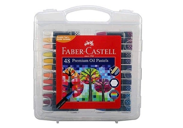 Faber-Castell Premium Hexagonal Oil PastelS - SCOOBOO - 52 80 48 - Oil Pastels