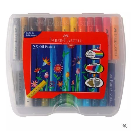 Faber-Castell Premium Hexagonal Oil PastelS - SCOOBOO - 124025 - Oil Pastels