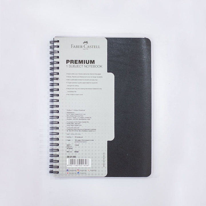 Faber-Castell Premium Subject Notebooks-A5 - SCOOBOO - 302160 - Ruled