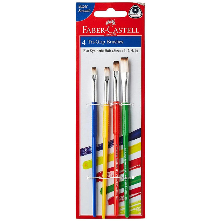 Faber-Castell Tri-Grip Brush - SCOOBOO - 11 64 02 - Paint Brushes & Palette Knives