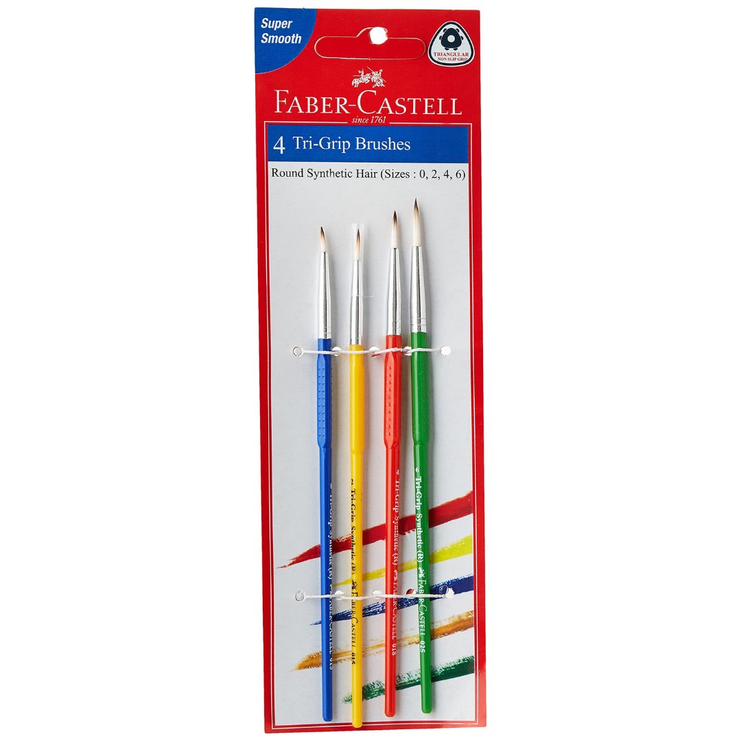 Faber-Castell Tri-Grip Brush - SCOOBOO - 11 64 01 - Paint Brushes & Palette Knives