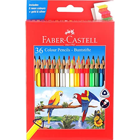 Faber-castell Triangular Colour Pencils - SCOOBOO - 11 80 36 - Coloured Pencils