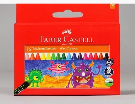 Faber-Castell Wachsmalkreiden Wax Caryons - SCOOBOO - 120050 - wax crayon