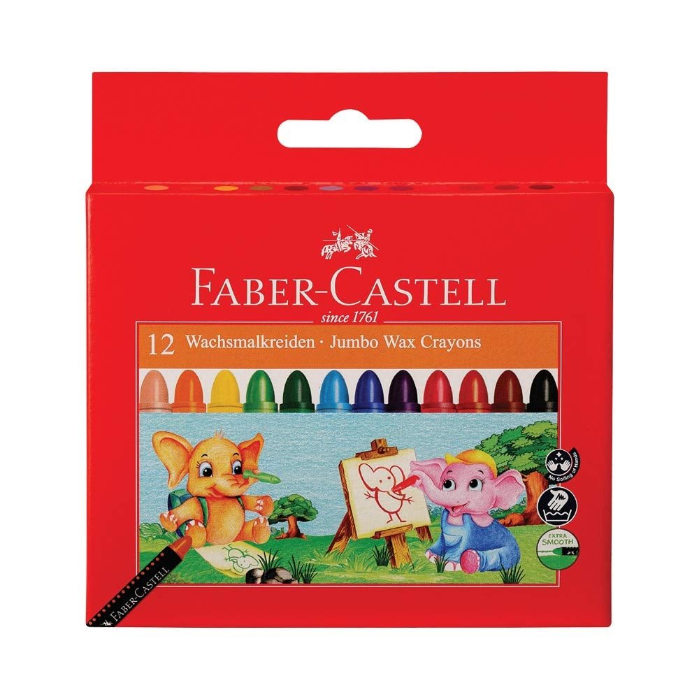 Faber-Castell Wachsmalkreiden Wax Caryons - SCOOBOO - 12 00 40 - wax crayon