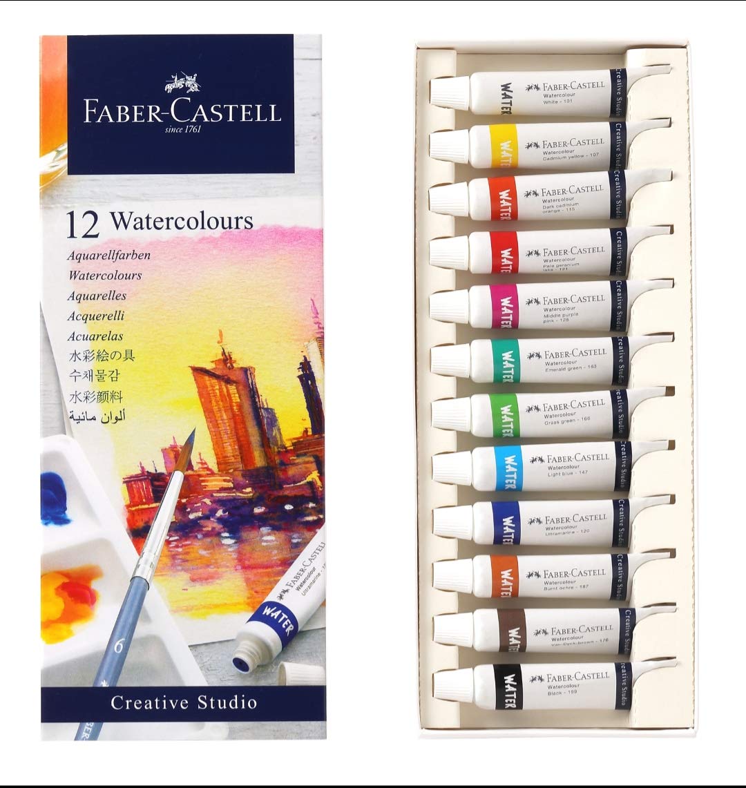 Faber-Castell Watercolours - SCOOBOO - 16 96 12 - Water Colors