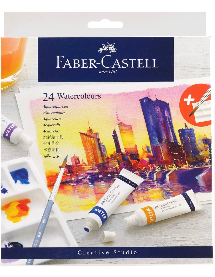 Faber-Castell Watercolours - SCOOBOO - 16 96 24 - Water Colors