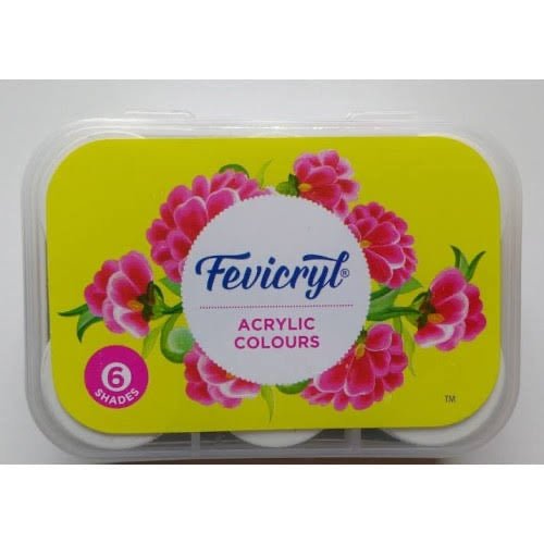 Fevicryl Acrylic Colours - Basic - SCOOBOO - Acrylic paints