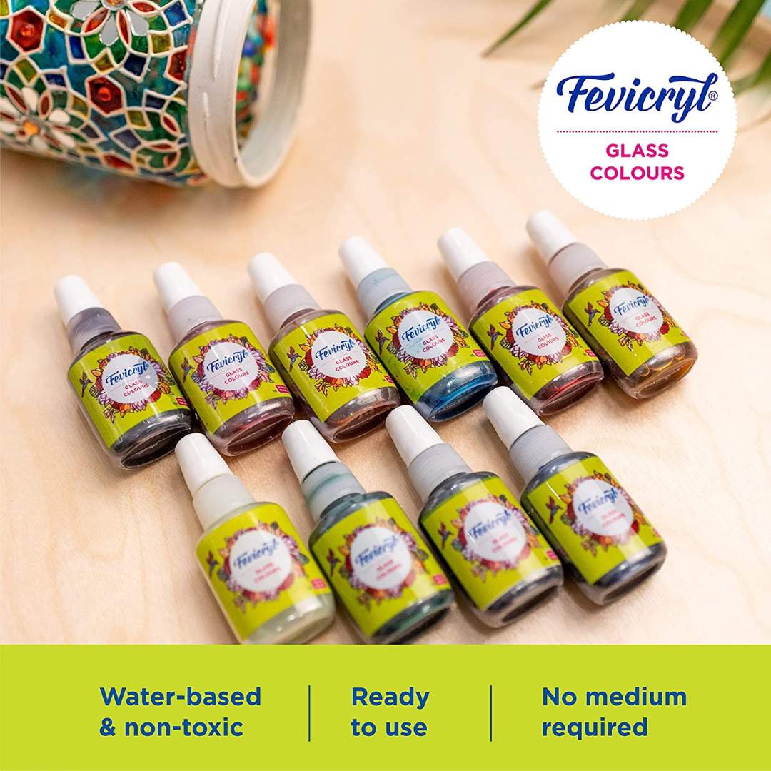 Fevicryl Glass Colour - SCOOBOO - Glass Paints & Markers