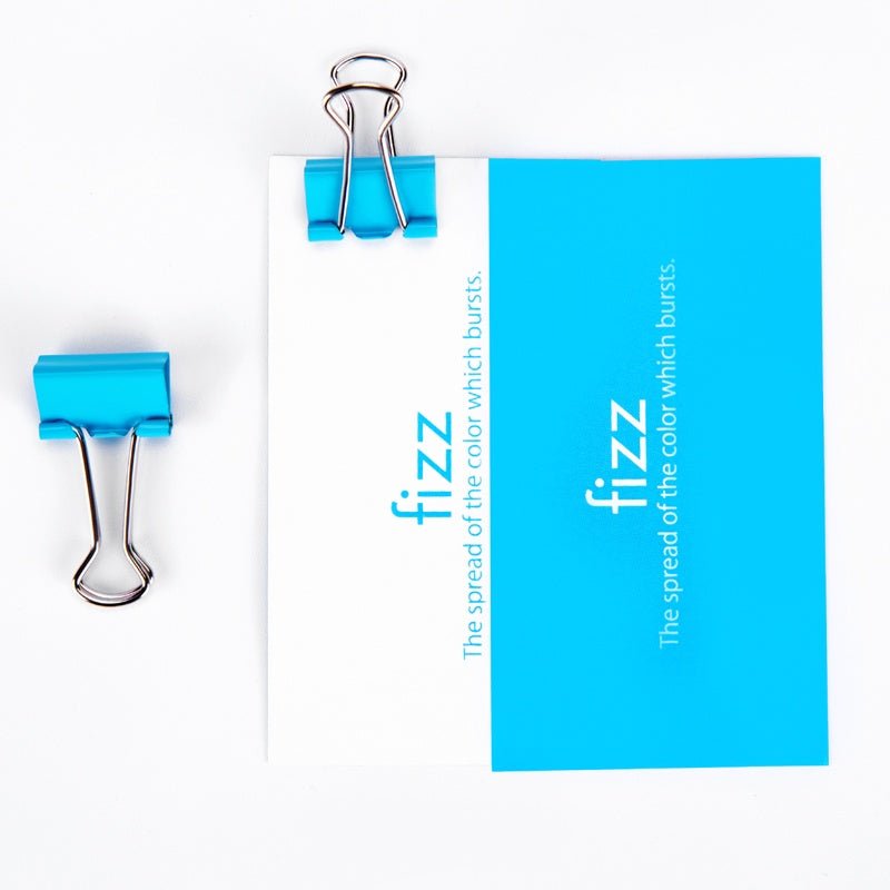 Fizz Binder Clips - SCOOBOO - FZ216005-QB - Paperclips, Fasteners & Rubber bands