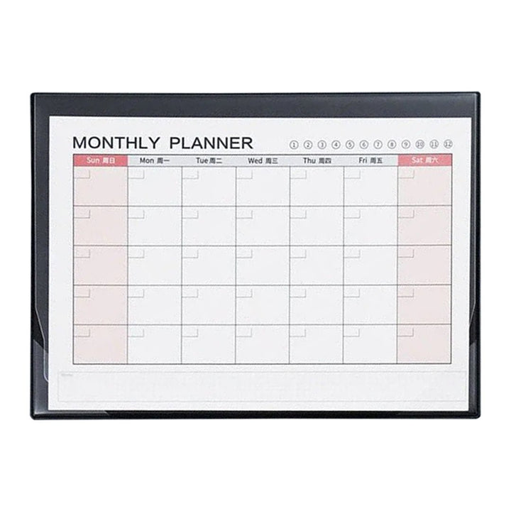 Fizz Monthly Black Planner - SCOOBOO - FZ33006 - Planners
