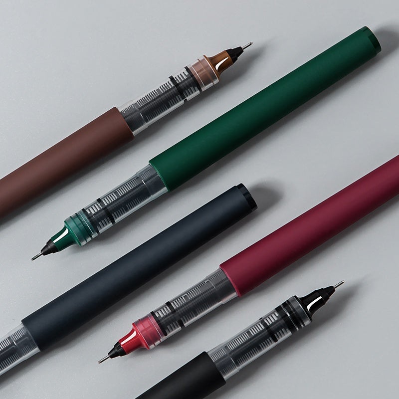 Fizz Multicolor Straight Liquid 0.5mm Roller Ball Pens - SCOOBOO - FZ44001 - Roller Ball Pen