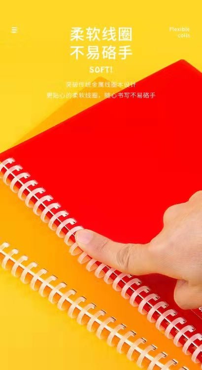 Fizz Soft Cover Spiral Notebook - SCOOBOO - FZ33703-DH - Ruled