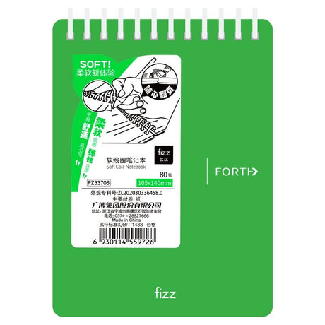 Fizz Soft Cover Top Spiral Notebook - SCOOBOO - FZ33706 - Ruled