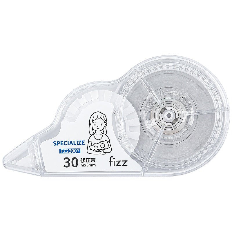 Fizz Specialize Transparent Correction Tape - SCOOBOO - FZ22907 - Correction Tape